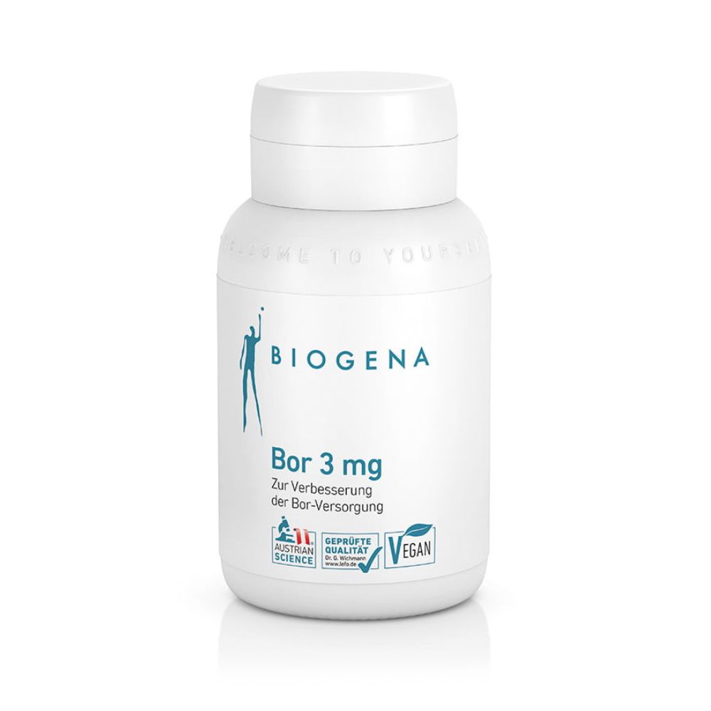 Бор від Biogena – підтримка кісток, гормонального балансу та енергії | Boron 3 mg | 120 капсул