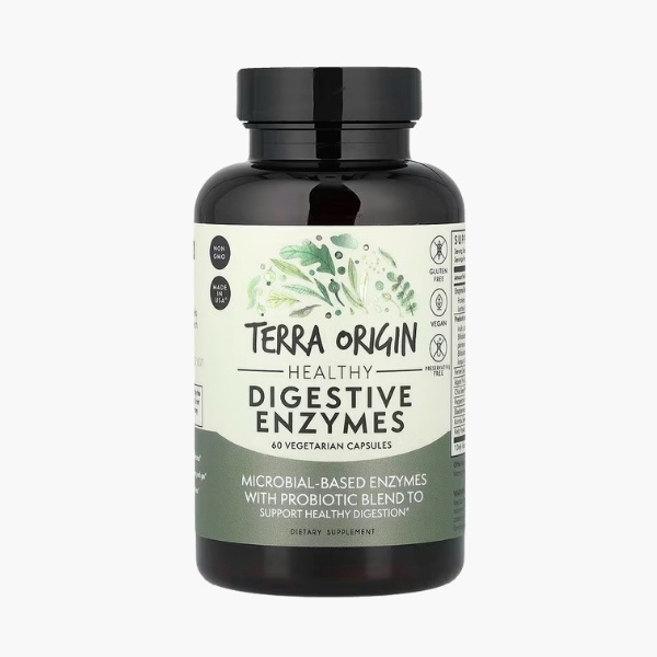 Digestive Enzymes – пищеварительные ферменты от Terra Origin | 60 капсул