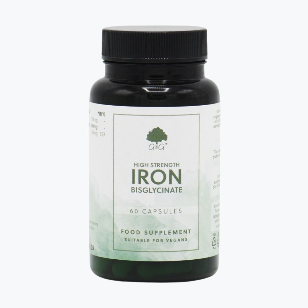 Залізо для вагітних від G&G – підтримка енергії, імунітету та розвитку дитини | High Strength Iron | 60 капсул