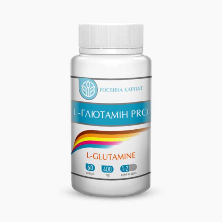 Глютамін від Рослина Карпат – для підтримки м’язів, ШКТ та імунної системи