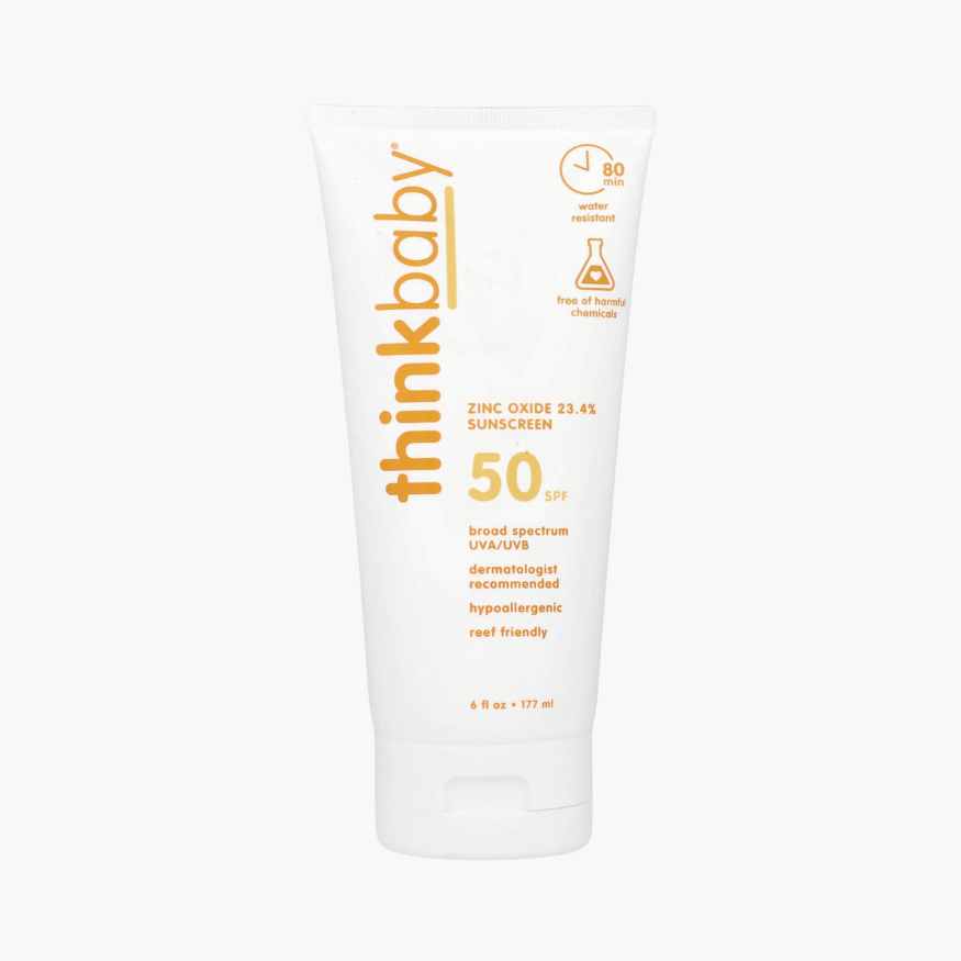 Thinkbaby, Сонцезахисний крем з фізичними фільтрами, SPF 50, 177 мл