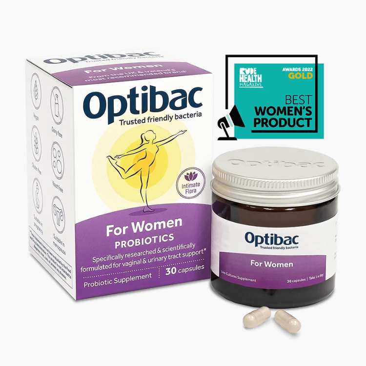Вагінальний пробіотик для жінок від Оптібак | Optibac For Women | 30 капсул