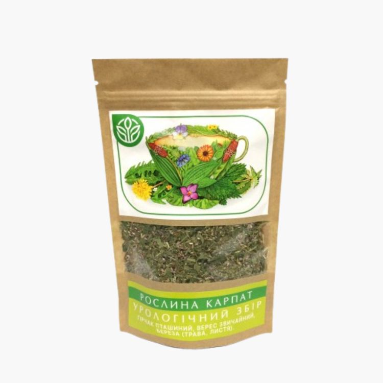 Урологічний збір від Рослина Карпат – Чай для зменшення запальних процесів у нирках та сечовивідних шляхах