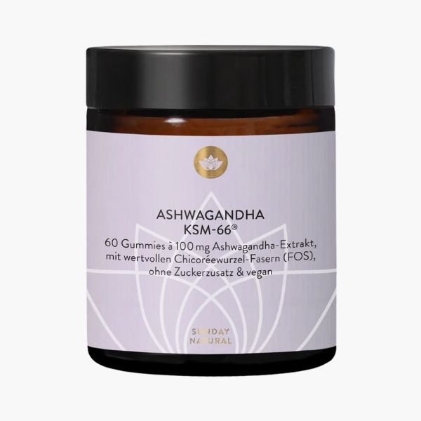 Жувальні цукерки з ашвагандою | Sunday Natural Ashwagandha 60 Gummies