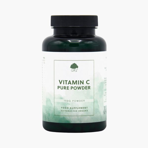 Вітамін С порошок – натуральна підтримка імунітету, енергії та молодості від G&G | Vitamin C Pure Powder | 150 г