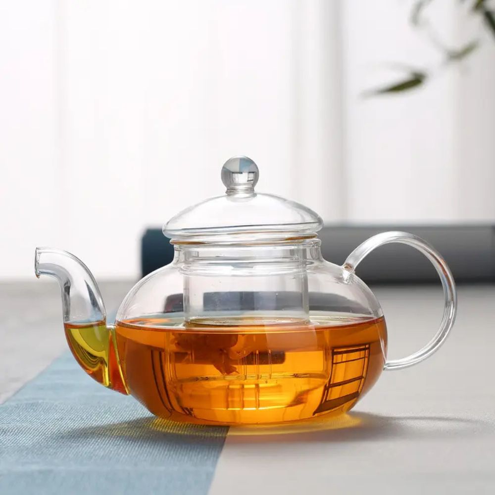 Скляний заварник з боросилікатного скла 500 мл