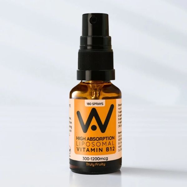 Ліпосомальний вітамін B12 спрей 300–1200 мкг | Liposomal Vitamin B12 Oral Spray Well.Actually | 180 sprays