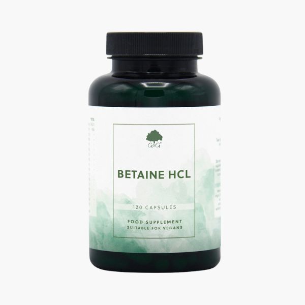 Бетаїн HCl | Betain HCl GandG | 120 веган-капсул