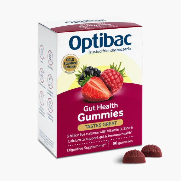 Пробіотик для кишківника від Optibac | Optibac Gut Health Gummies | 30 желеек
