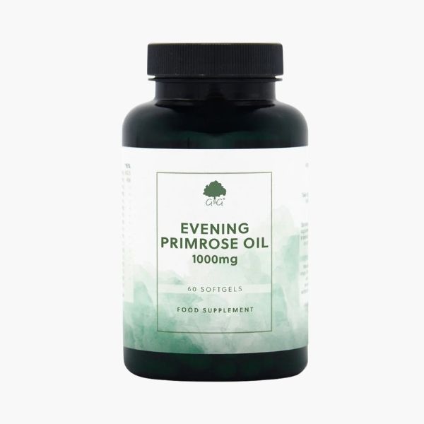 Олія примули вечірньої – підтримка жіночого здоров’я та краси | GandG Evening Primrose Oil 1000mg | 60 капсул